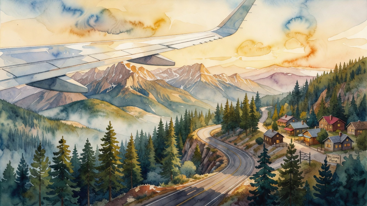 Back across the country to the mountains