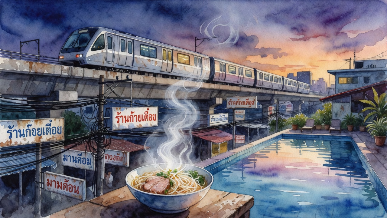 Land, recover, taste the city