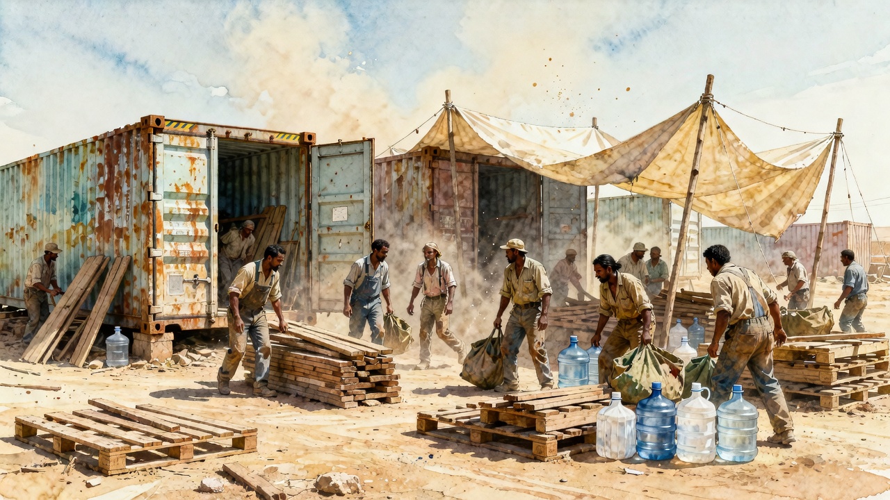 Containers emptied, shade raised — right up to Early Man